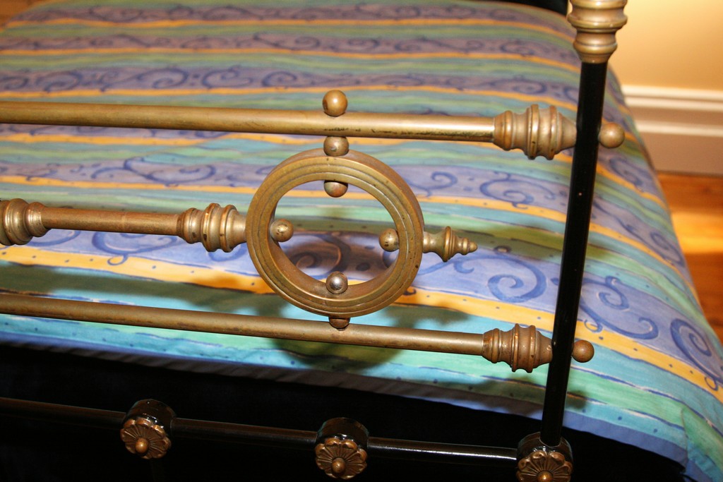 dolls house brass bed